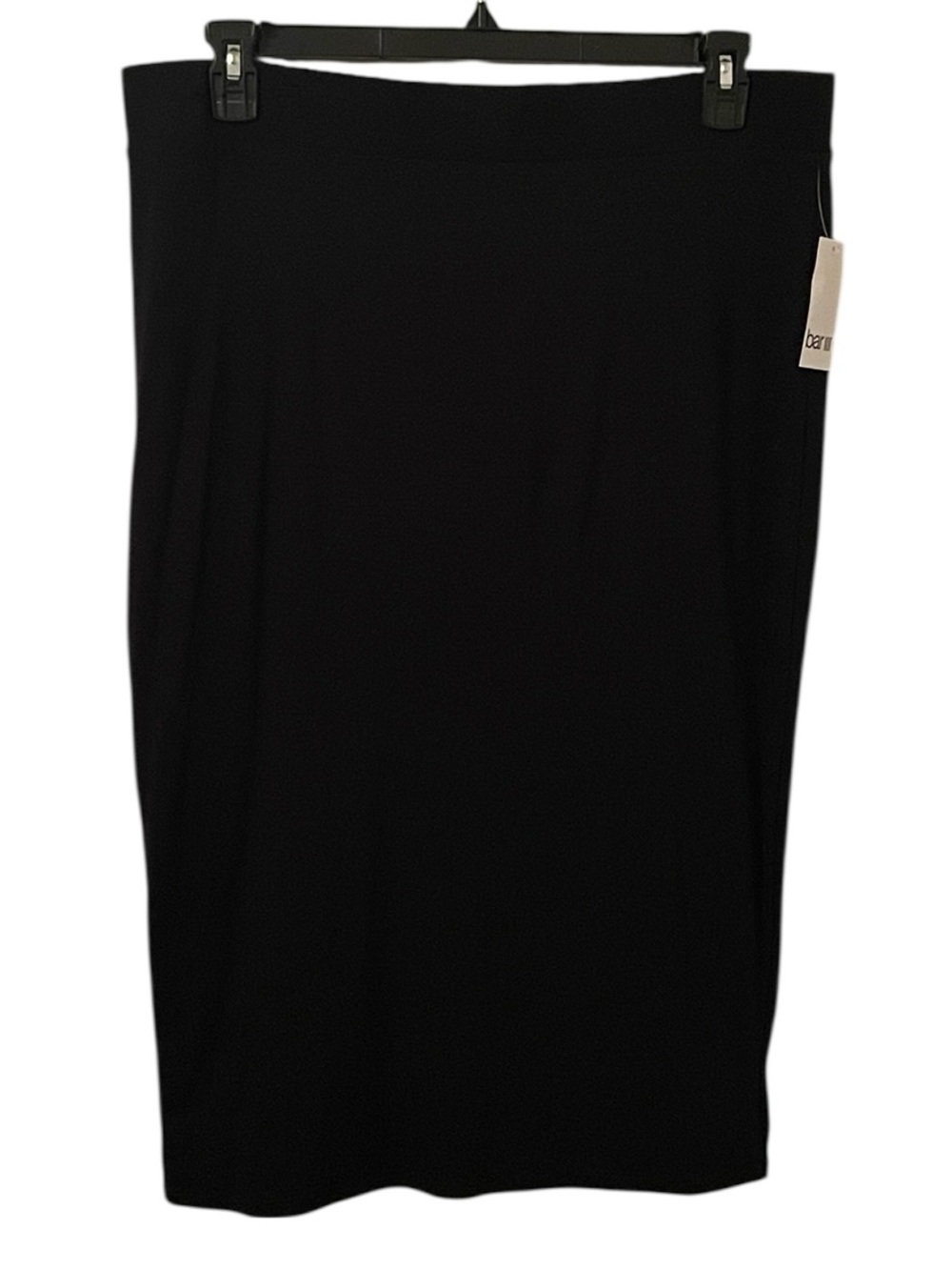 Bar III Women's Black Bodycon Contour Midi Lined‎ Skirt Size XXL